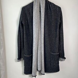 EUC Babaton Artitzia Cashmere Blend Gray Waterfall Cardigan XXS